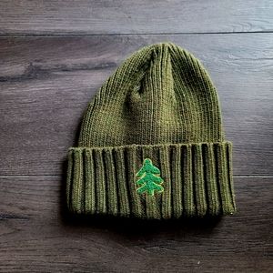 Green Pine Tree Beanie
